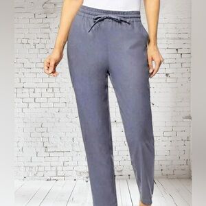 32 Degrees Gray Stretch Linen Blend Pants Small NWT | Easy‑Chic Breezy Fit